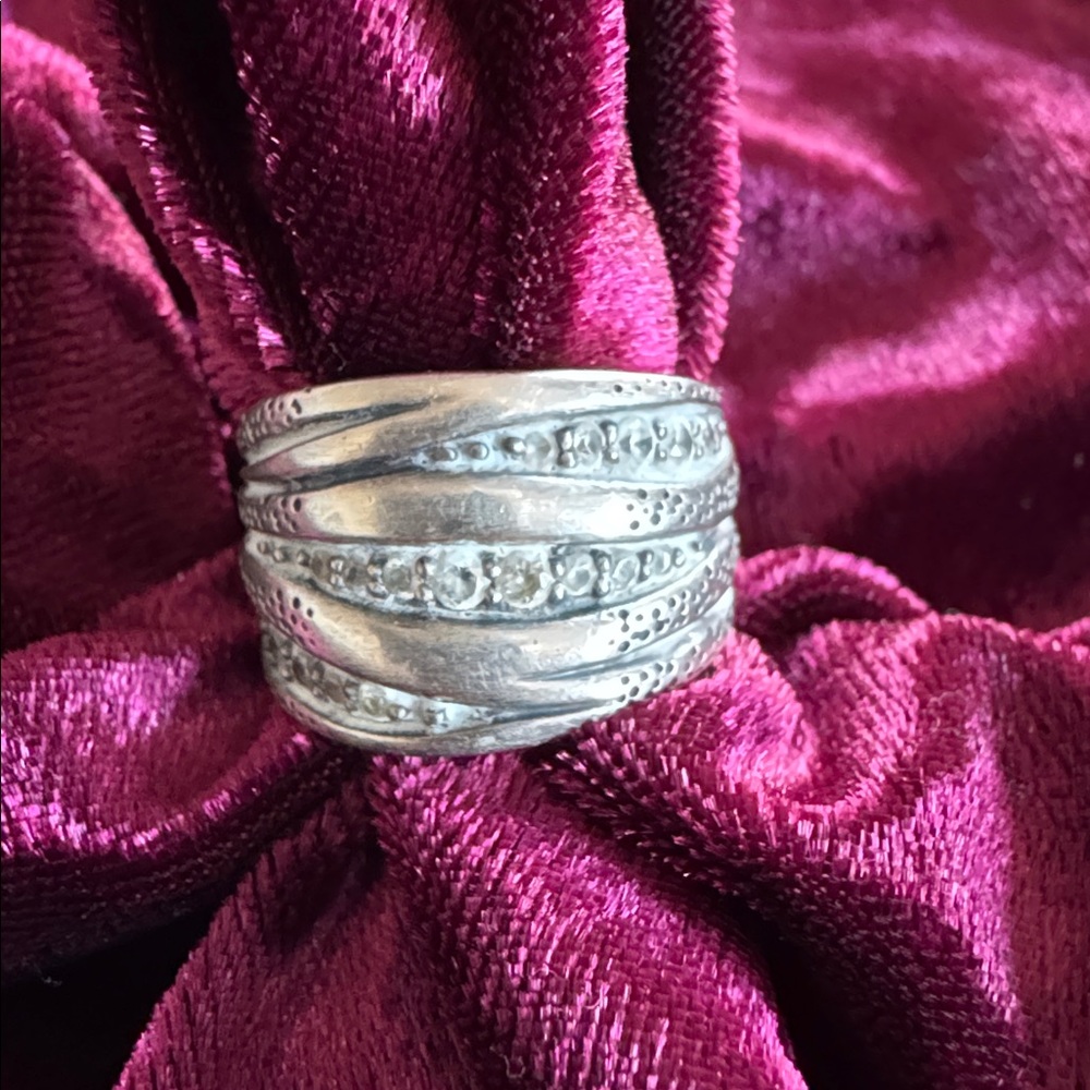 Silpada Organics Sterling Ring R2035 Size 4